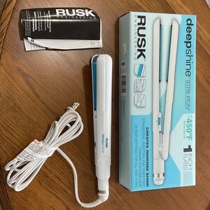 RUSK Deepshine STR8 IRON. 1” Plate. New